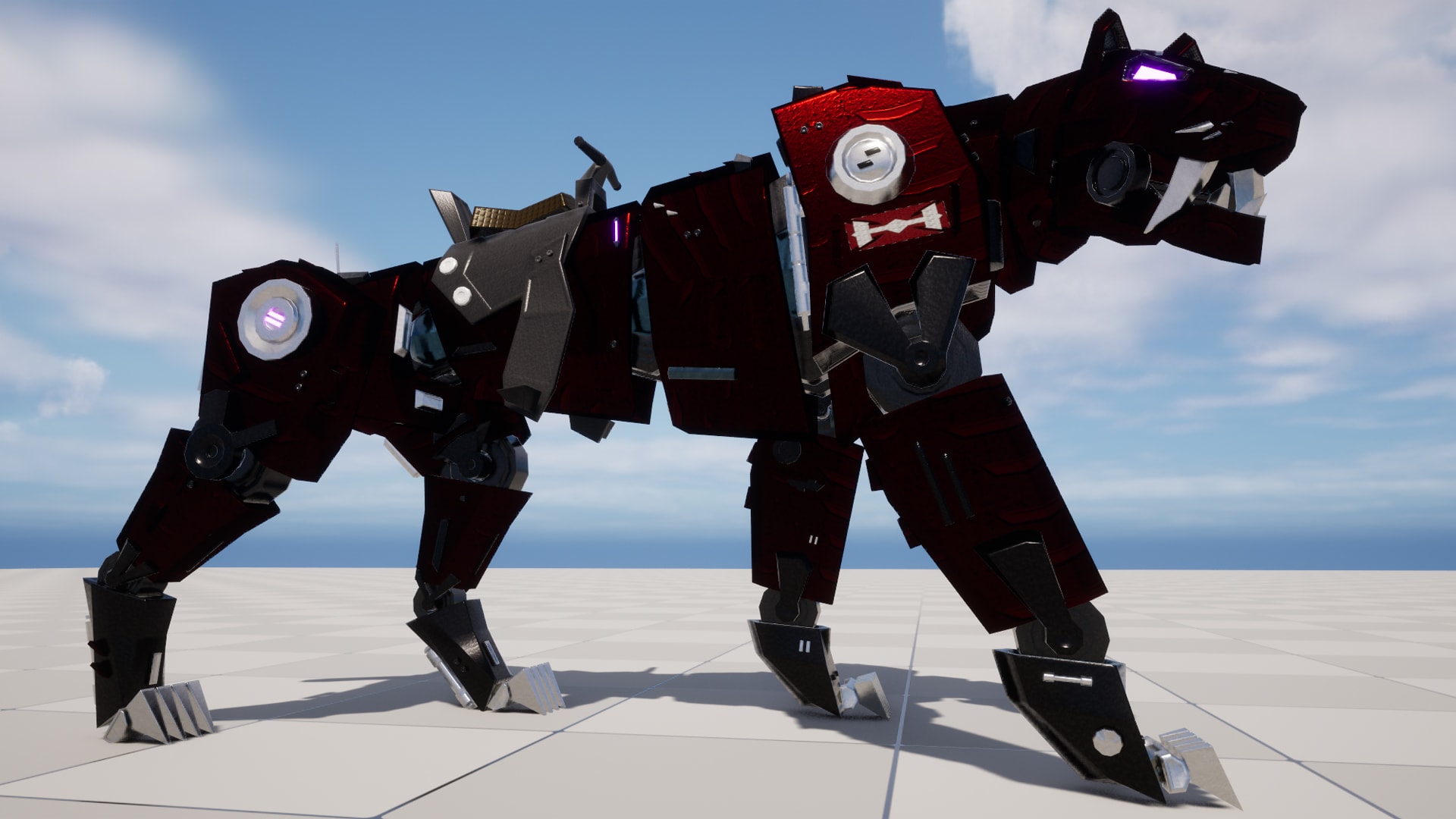 Panzer – Robot Smilodon Mount